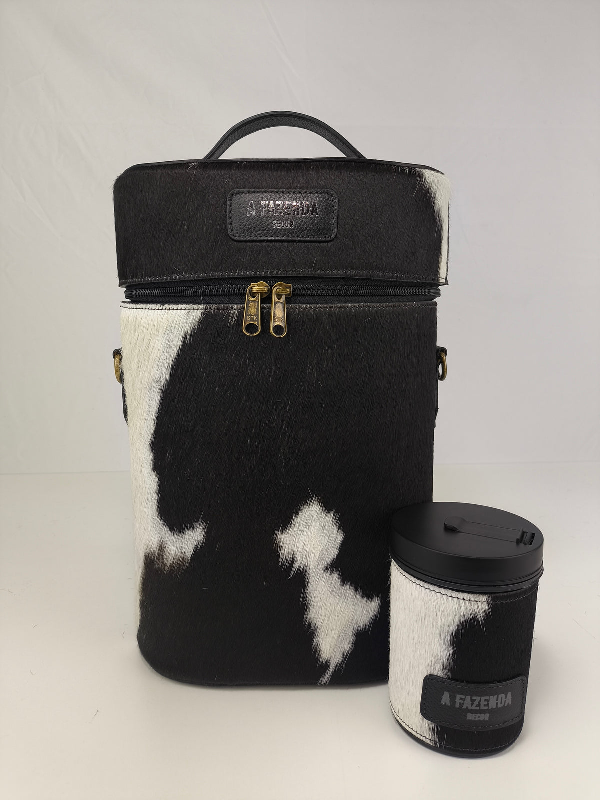 Mateira em Couro com Porta Erva