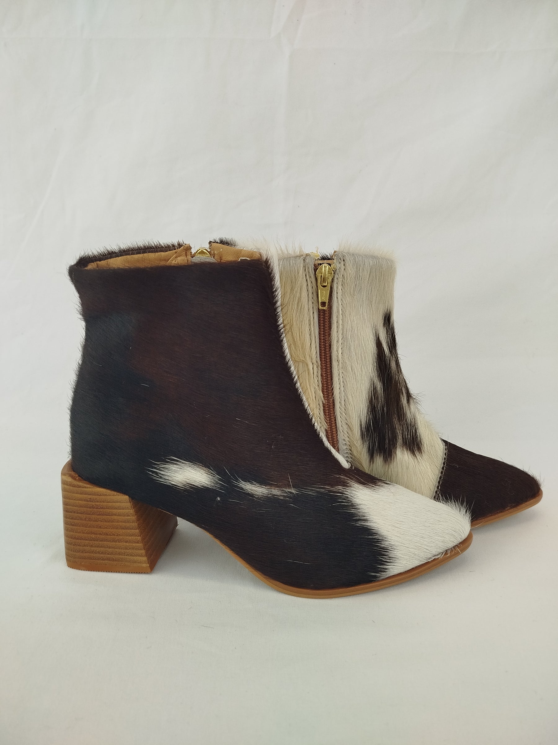 Bota Cano Curto Salto Bloco | Tamanho 34