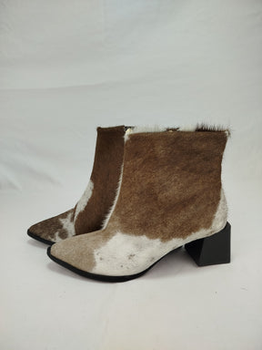 Bota Cano Curto Salto Bloco | Tamanho 36