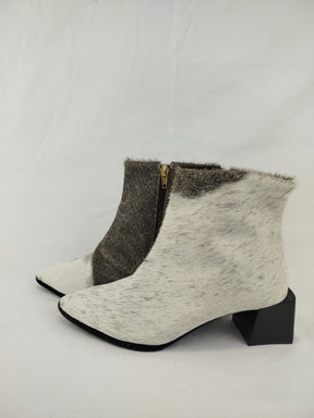 Bota Cano Curto Salto Bloco | Tamanho 38