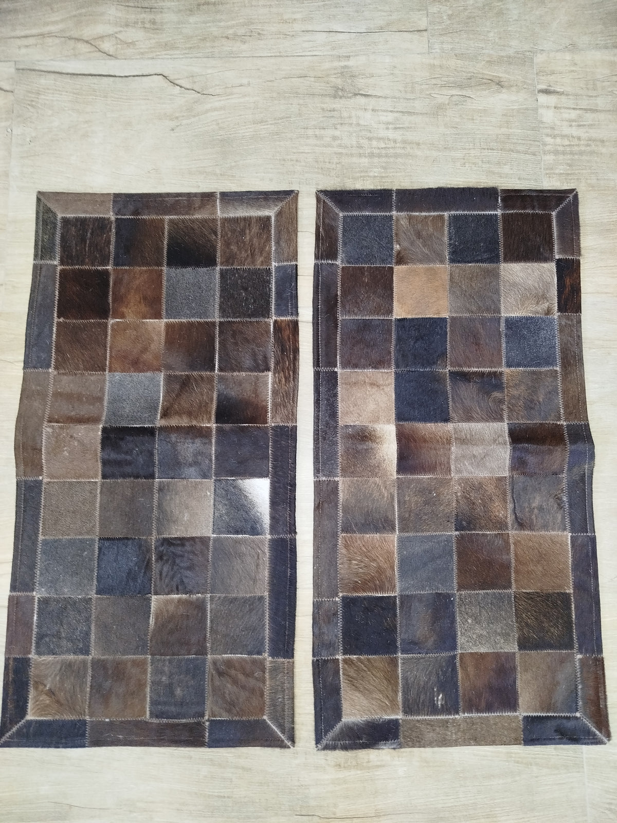 Passadeiras de Couro Duplas 1,00x0,5m | Modelo 23