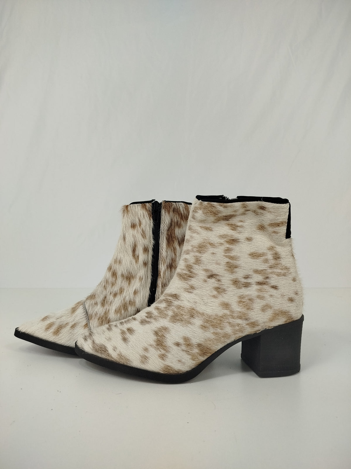 Bota Cano Curto Salto Bloco | Tamanho 35