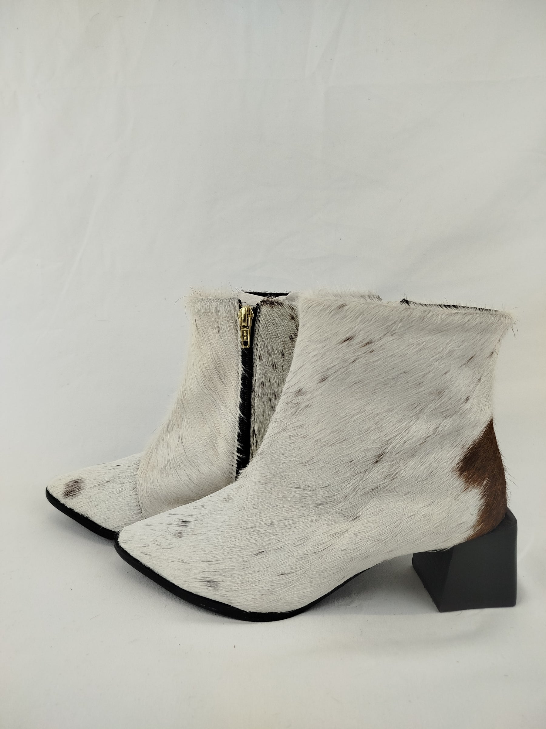 Bota Cano Curto Salto Bloco | Tamanho 35