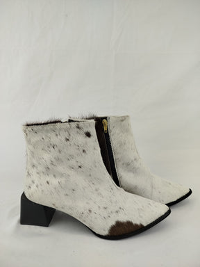 Bota Cano Curto Salto Bloco | Tamanho 39