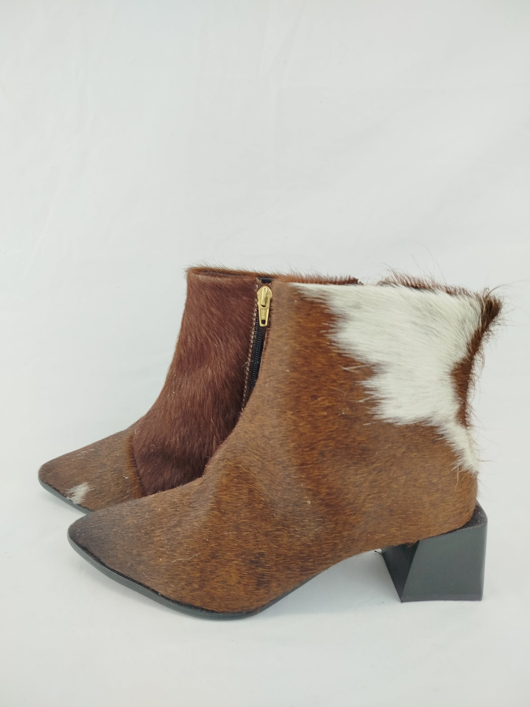 Bota Cano Curto Salto Bloco | Tamanho 38