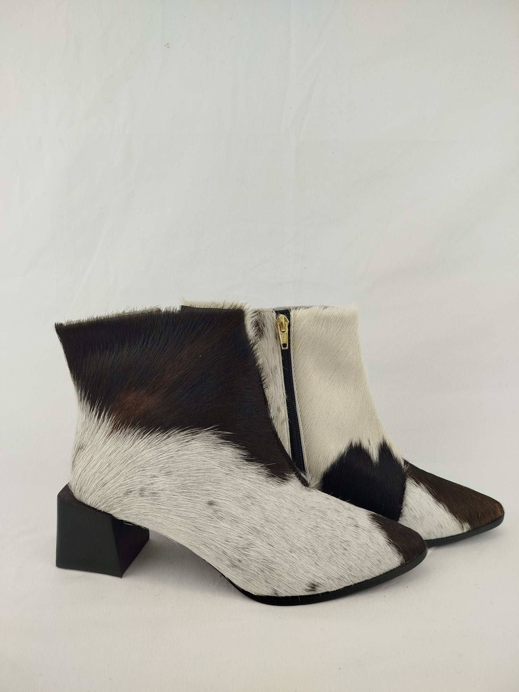 Bota Cano Curto Salto Bloco | Tamanho 38