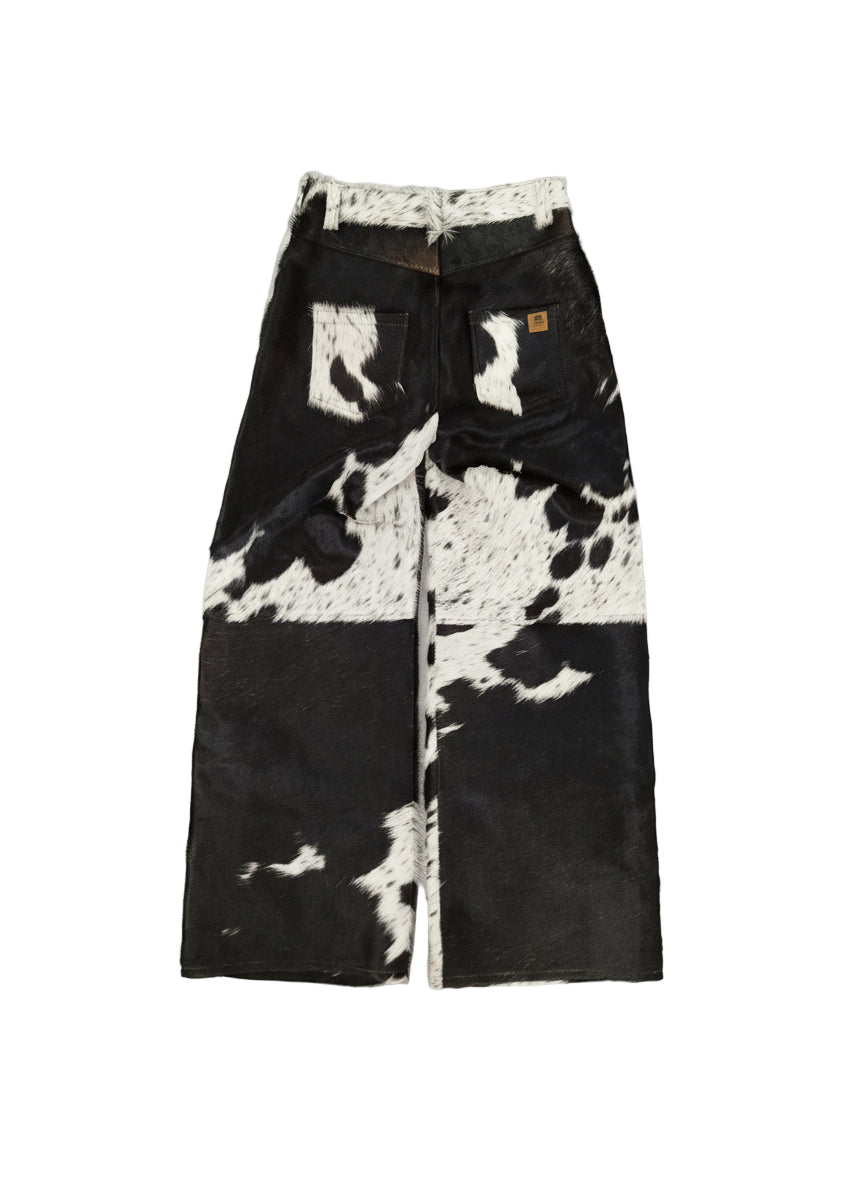 Calça de Couro Flare