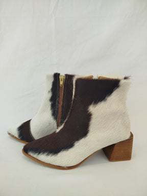 Bota Cano Curto Salto Bloco | Tamanho 34