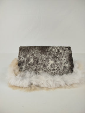 Clutch Bag with Rabbit Handle