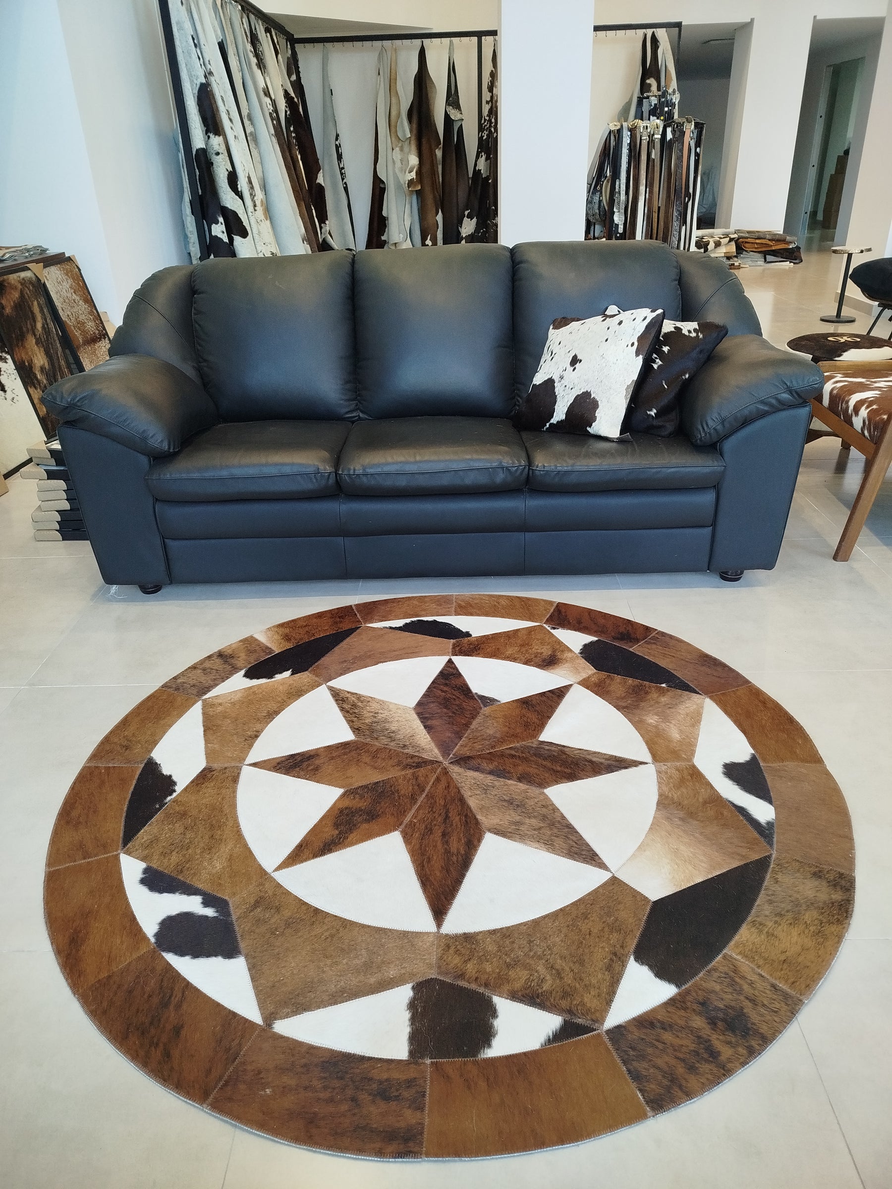 Mandalas de Couro Estrela [SOB-MEDIDA] | Modelo 13