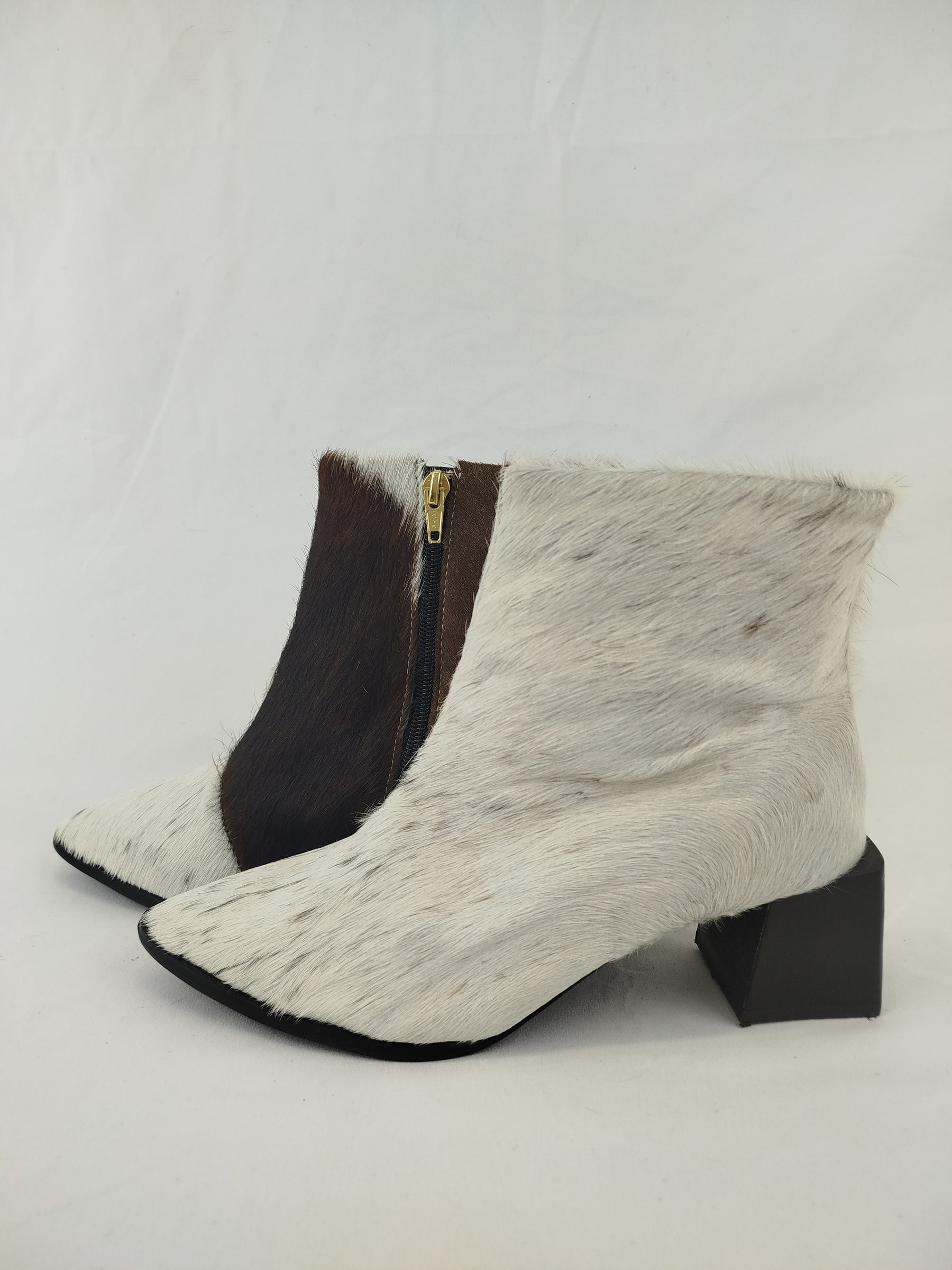 Bota Cano Curto Salto Bloco | Tamanho 35